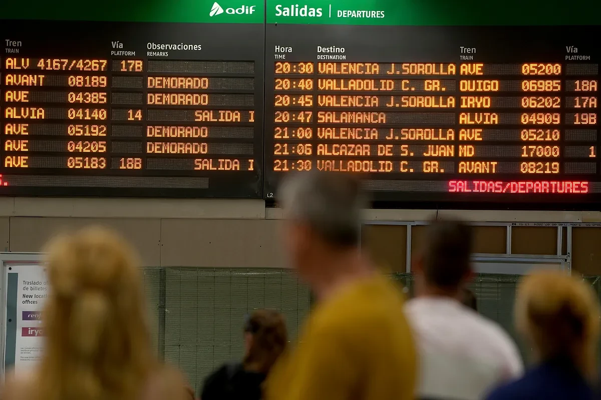 Retrasos en la línea de alta velocidad Madrid-Levante por una incidencia eléctrica