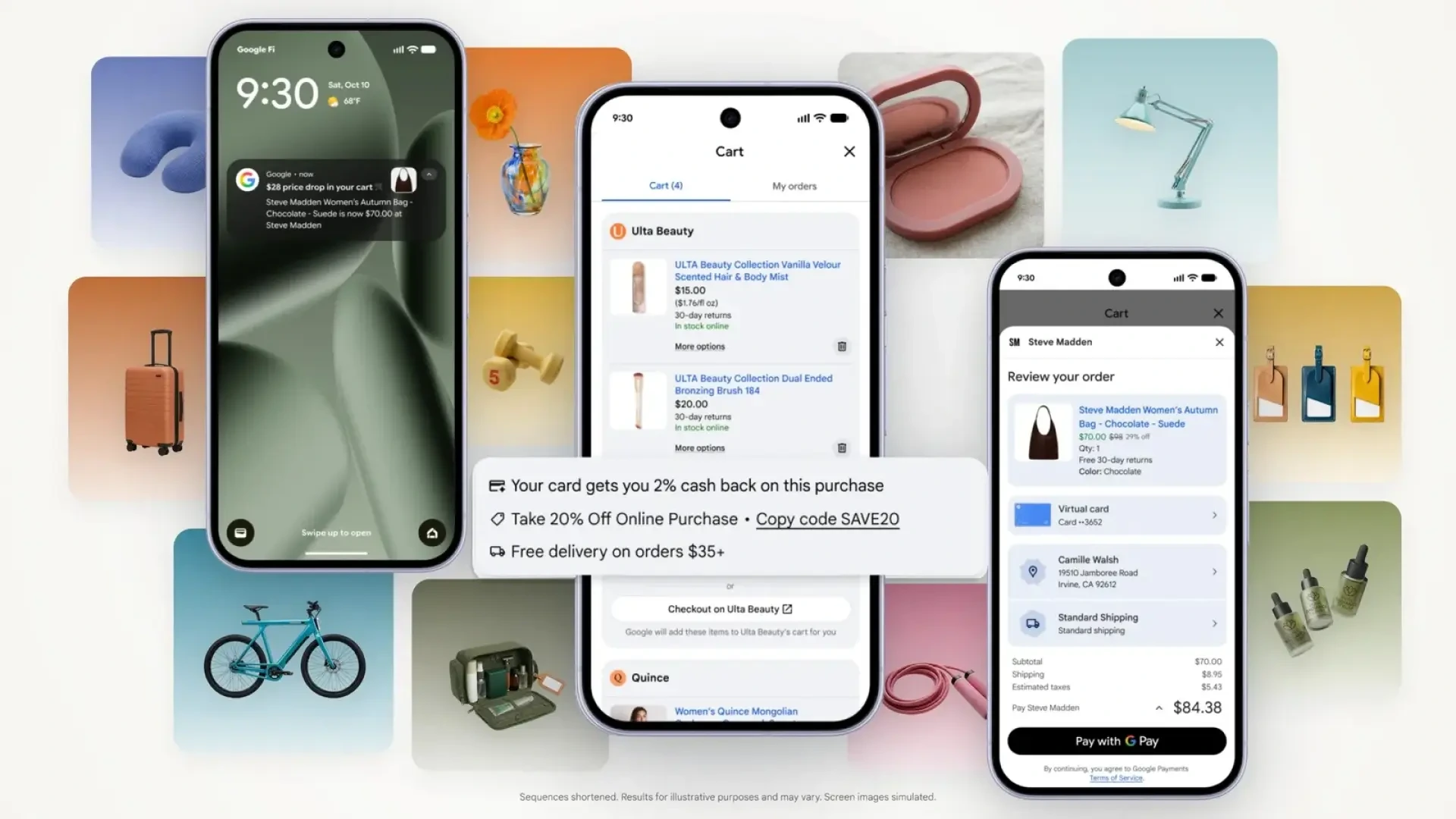 Google estrena Universal Cart para organizar y pagar compras de diferentes tiendas