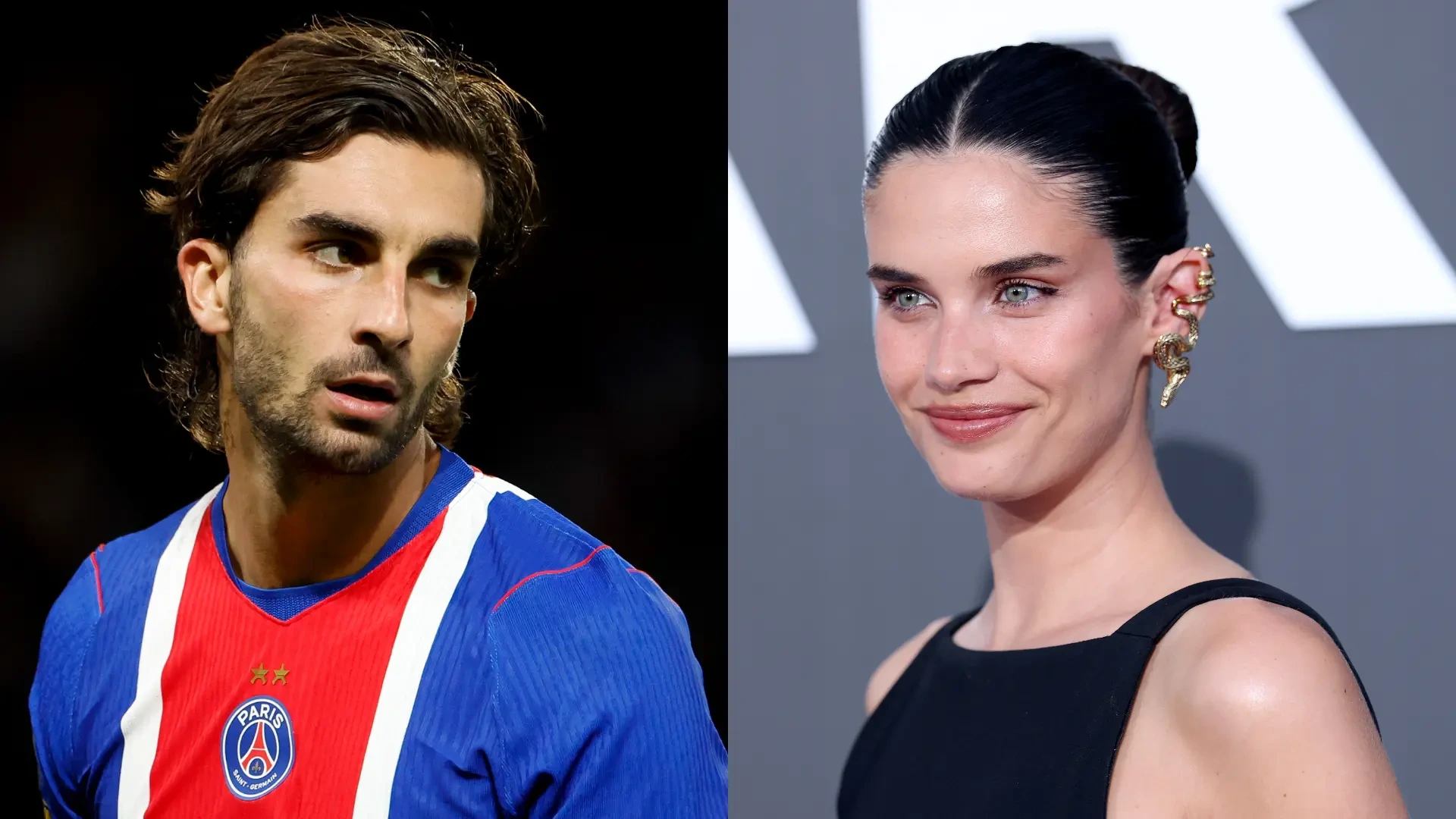 Ferran Torres y la modelo Sara Sampaio: la foto borrada de un beso que dispara los rumores de romance