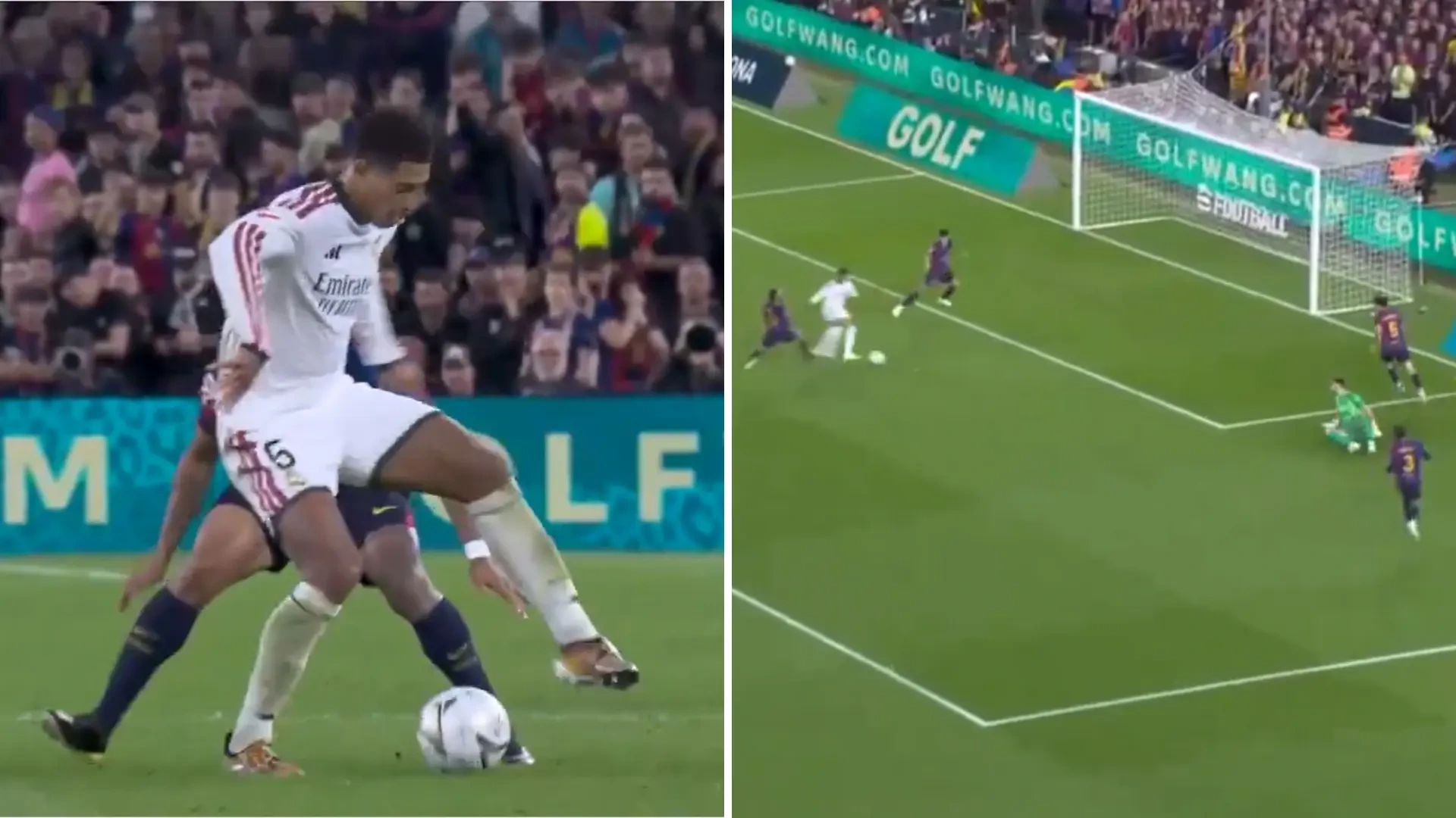 Así fue el espectacular segundo gol de Mbappé al Barcelona: ruleta de Bellingham y gran asistencia de Camavinga