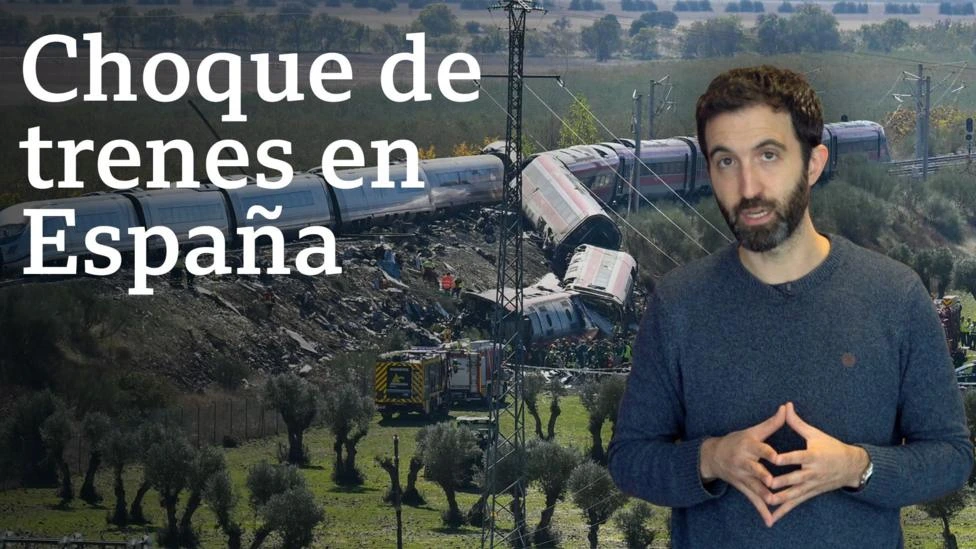 Cómo ocurrió el choque de dos trenes de alta velocidad que dejó decenas de muertos en España