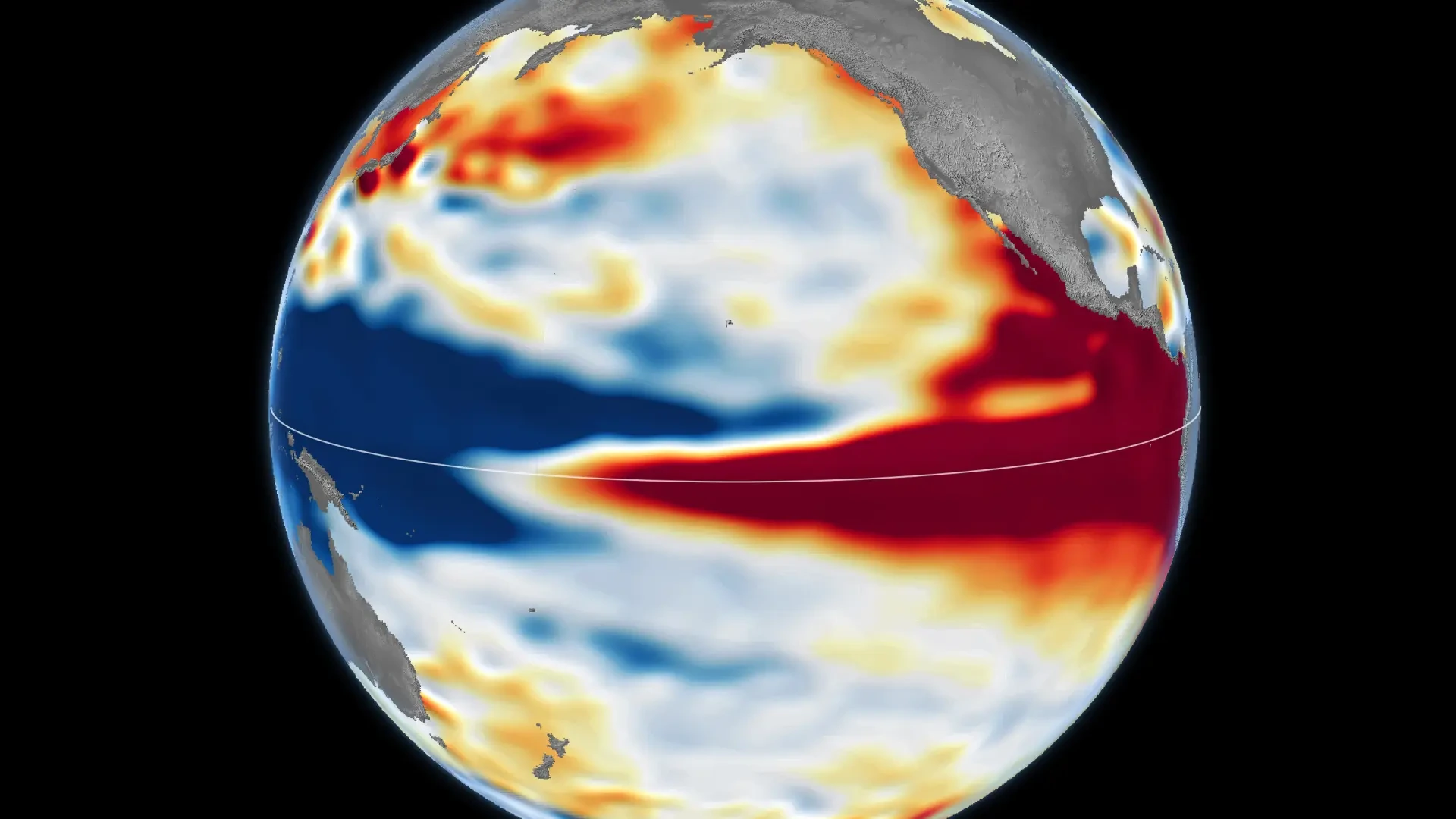 La NASA publica imágenes del fenómeno El Niño de 1997, 2015 y 2026 para mostrar la magnitud del evento de este año