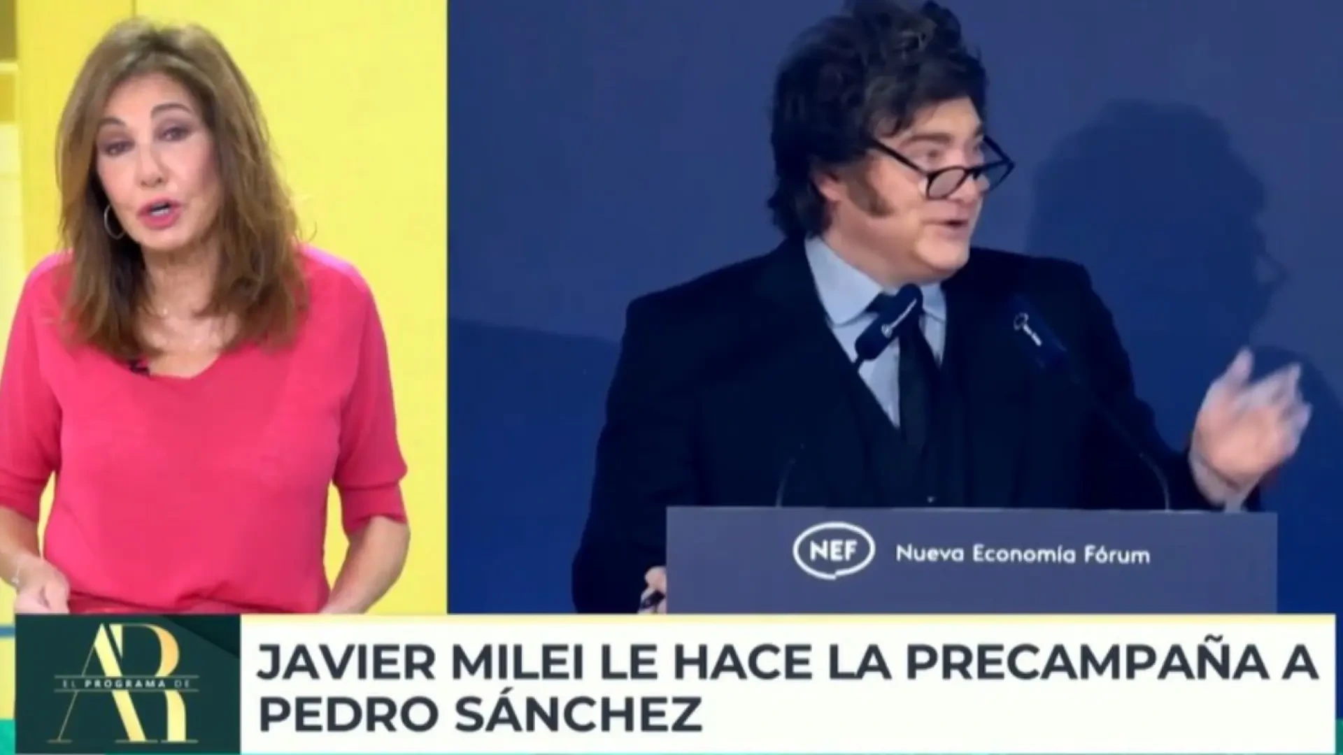 Ana Rosa Quintana, contra Milei: "No puede venir a España a insultar a nuestro presidente, es inadmisible"