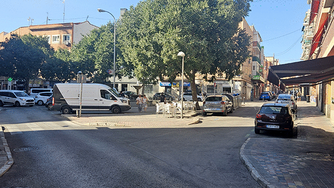 La reforma de la plaza de Jesús del Gran Poder de Usera peatonalizará dos tramos y renovará la fuente