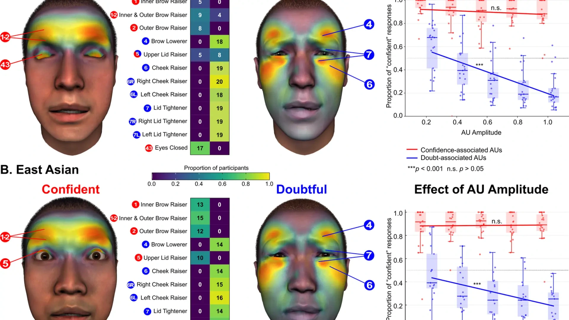 El secreto para proyectar una imagen de confianza cuando hablamos, según un estudio: la clave está en las cejas y los ojos