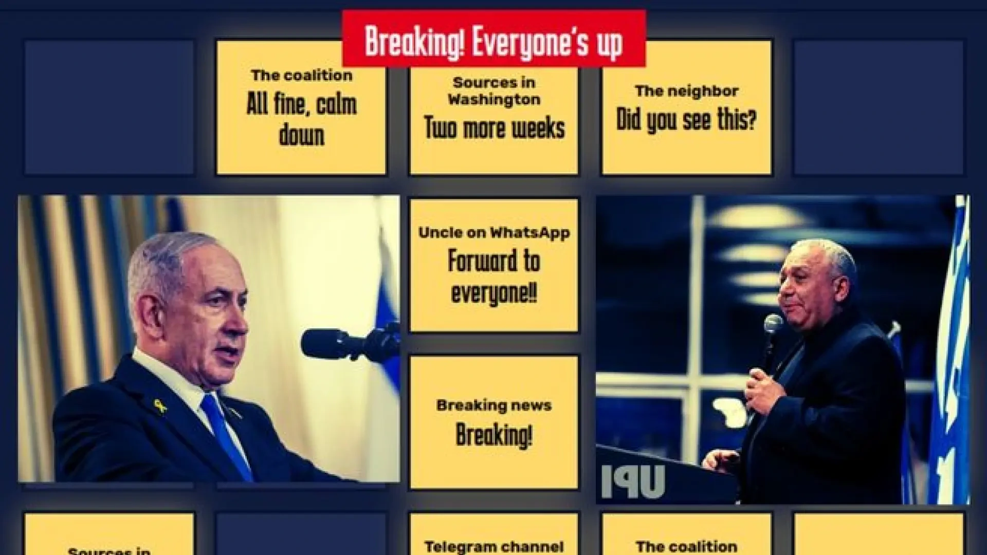 'Sleepy Bibi': así es el videojuego lanzado por el principal rival de Netanyahu que critica su prevención de los ataques del 7-O