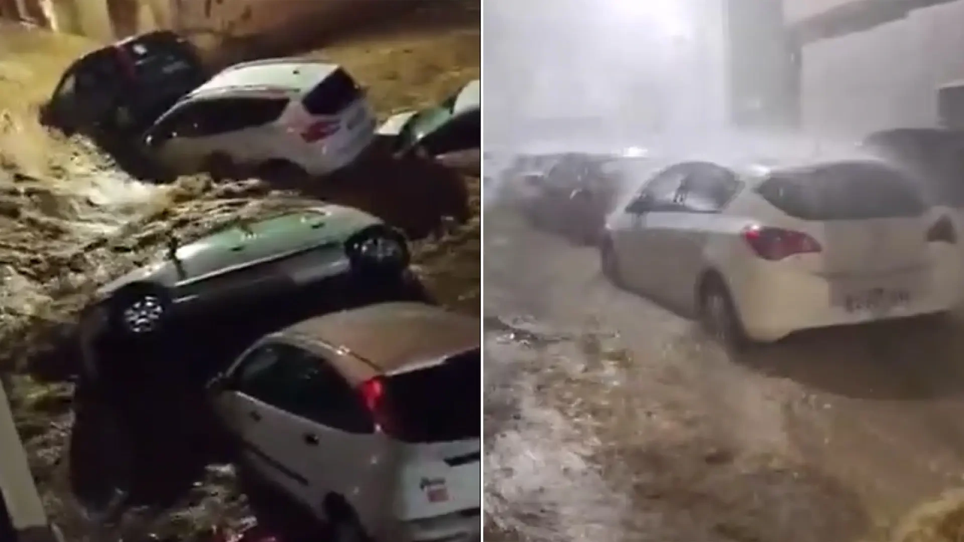 Las impactantes imágenes de la DANA en Valencia y Alicante: coches arrastrados y calles convertidas en torrentes