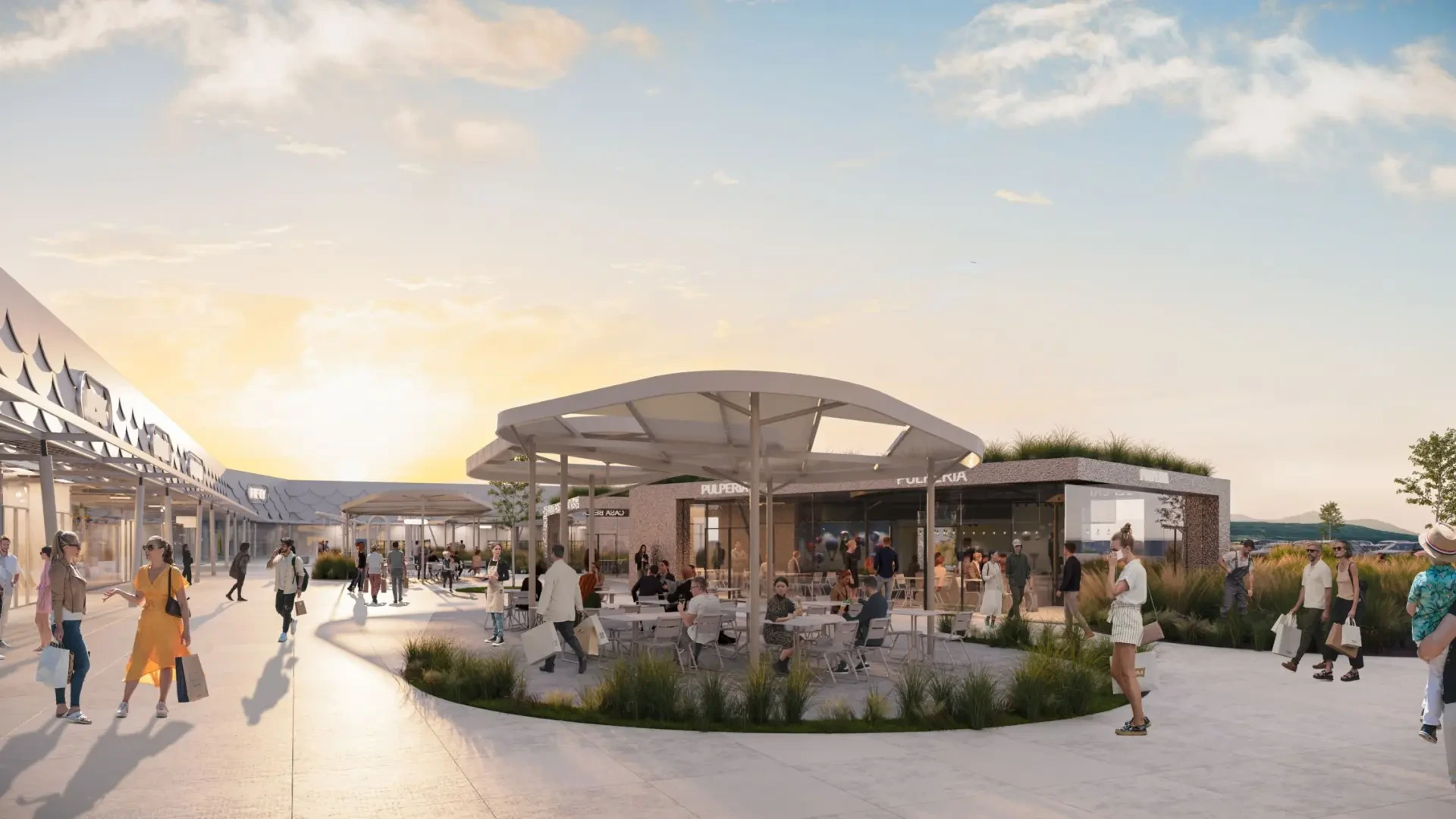Así será el parque comercial de Vilanova de Arousa que acaba de iniciar sus obras