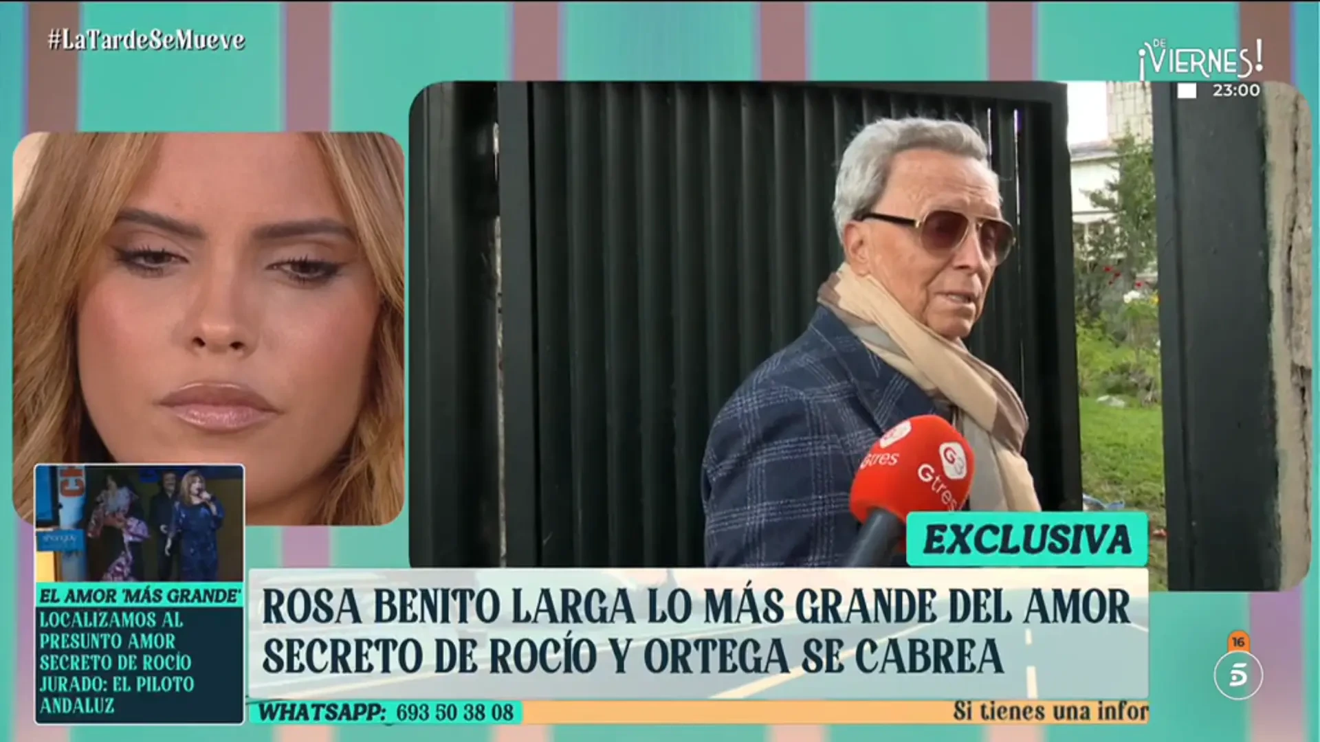 Ortega Cano, molesto con Rosa Benito por sacar a la luz la relación secreta de Rocío Jurado: "Esas cosas no caen bien"