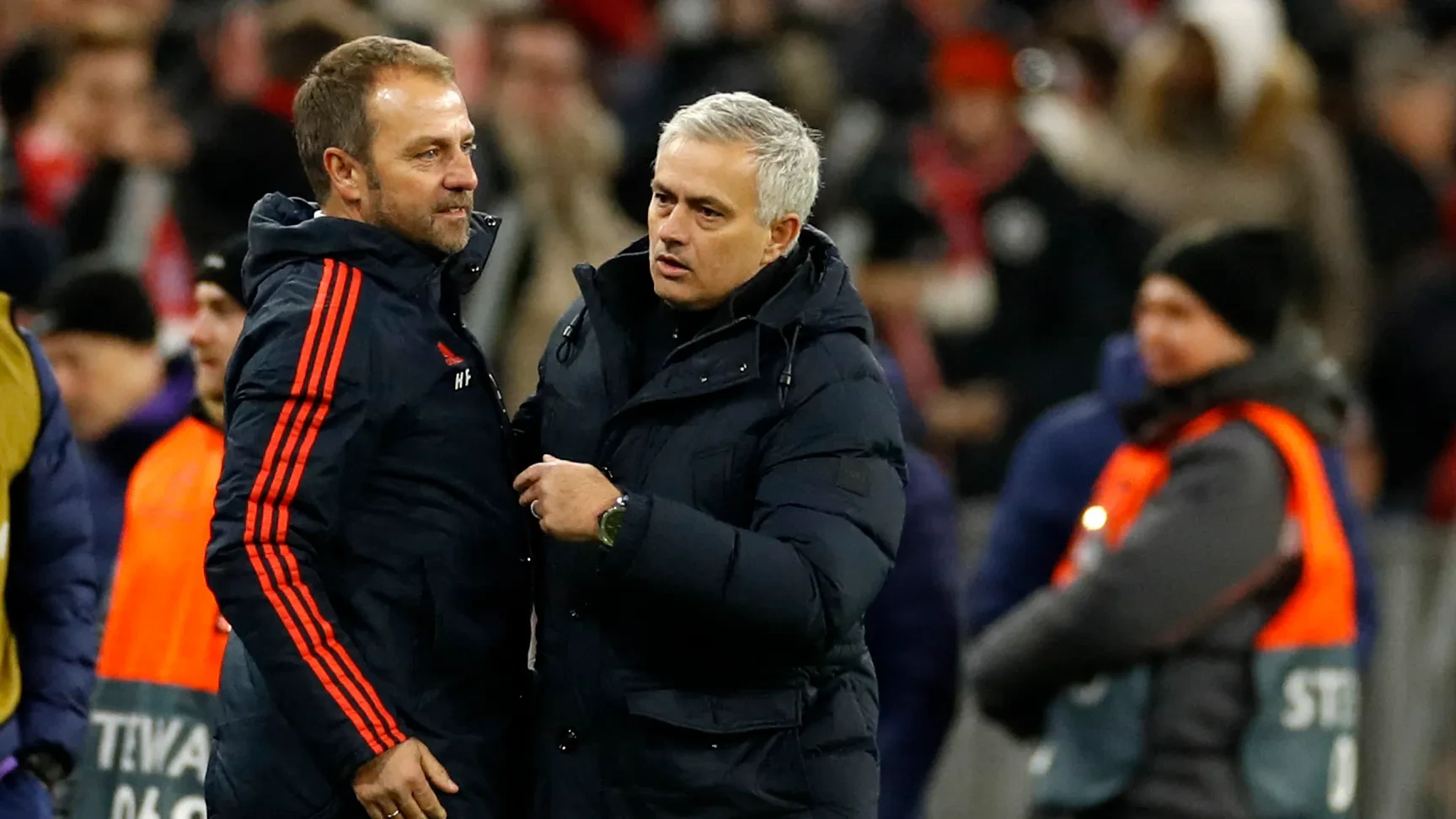 La visita "secreta" de Flick a Mourinho en Madrid