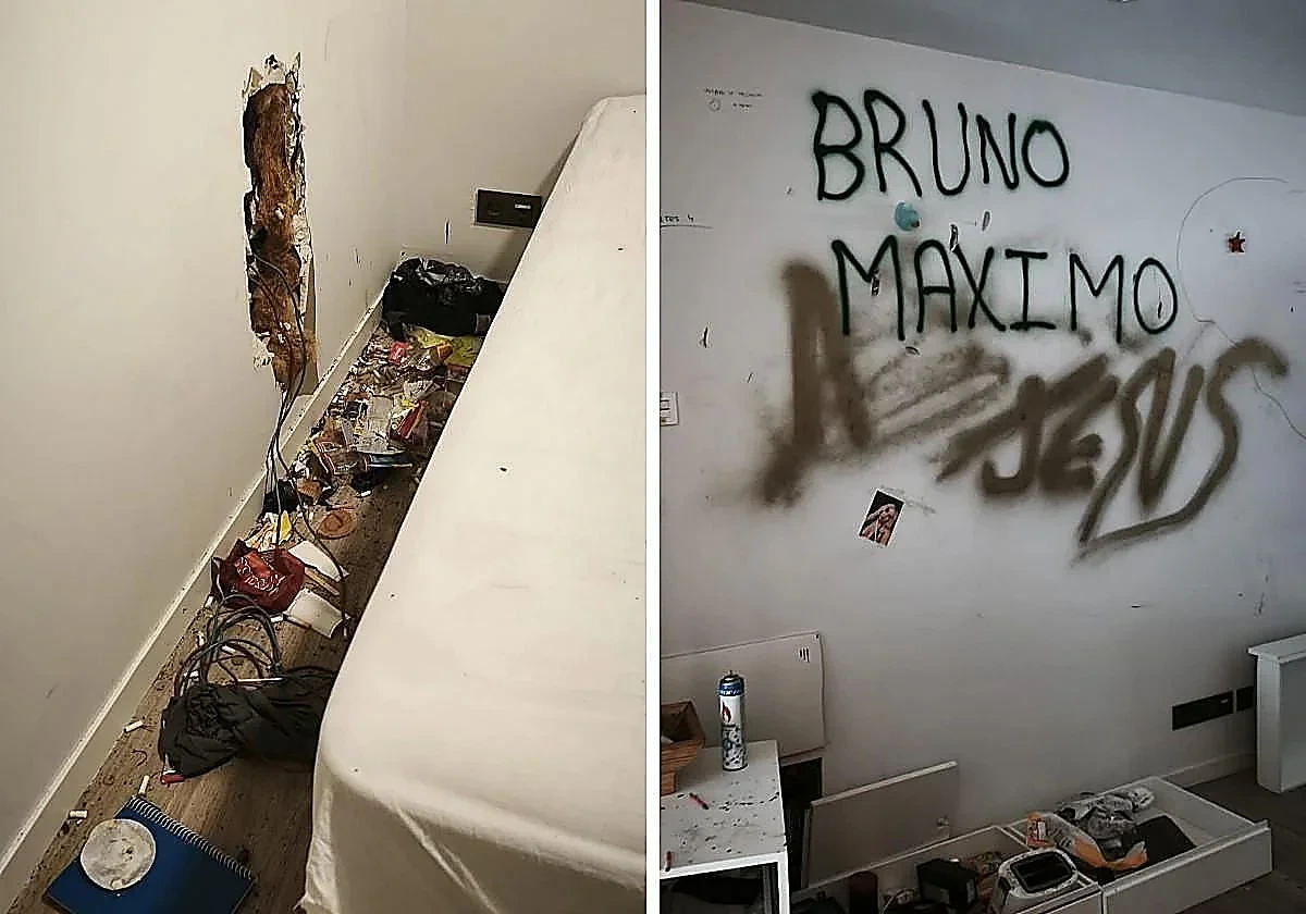 Encuentra armas, drogas y un butrón tras recuperar su piso okupado en Burgos: «Estaba todo hecho un Cristo»