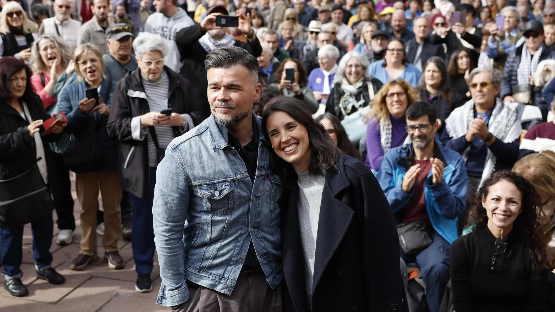 Gabriel Rufián e Irene Montero, invitados de 'La Revuelta' este miércoles