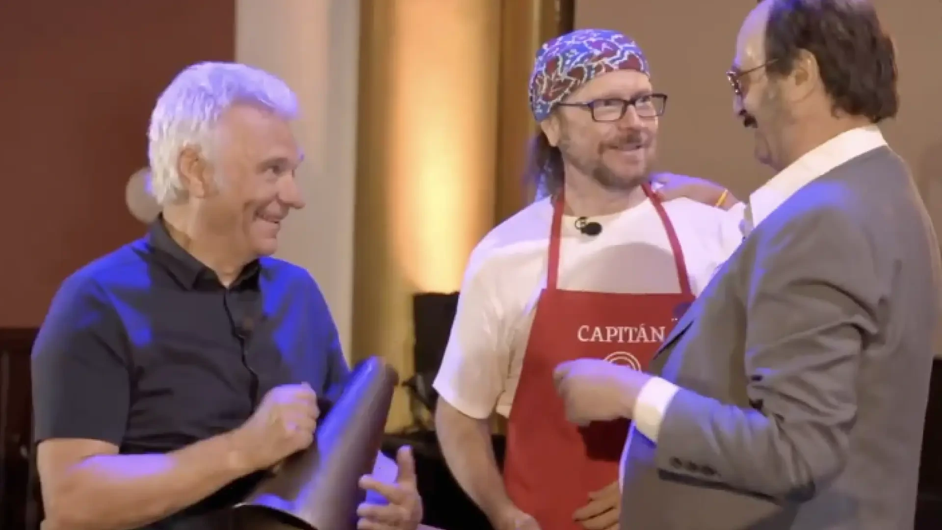 Pepe Rodríguez se convierte en Torrente y Santiago Segura alucina en 'MasterChef Celebrity Legends': "¡Está poseído!"