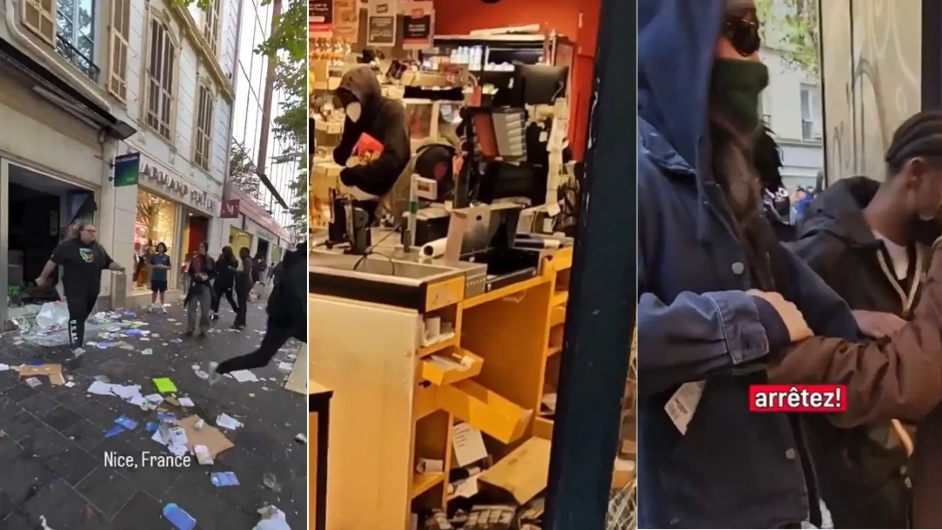 Manifestantes se ensañan contra pequeños comercios en la violenta jornada de protestas en París: "¿Por qué hacéis esto?"