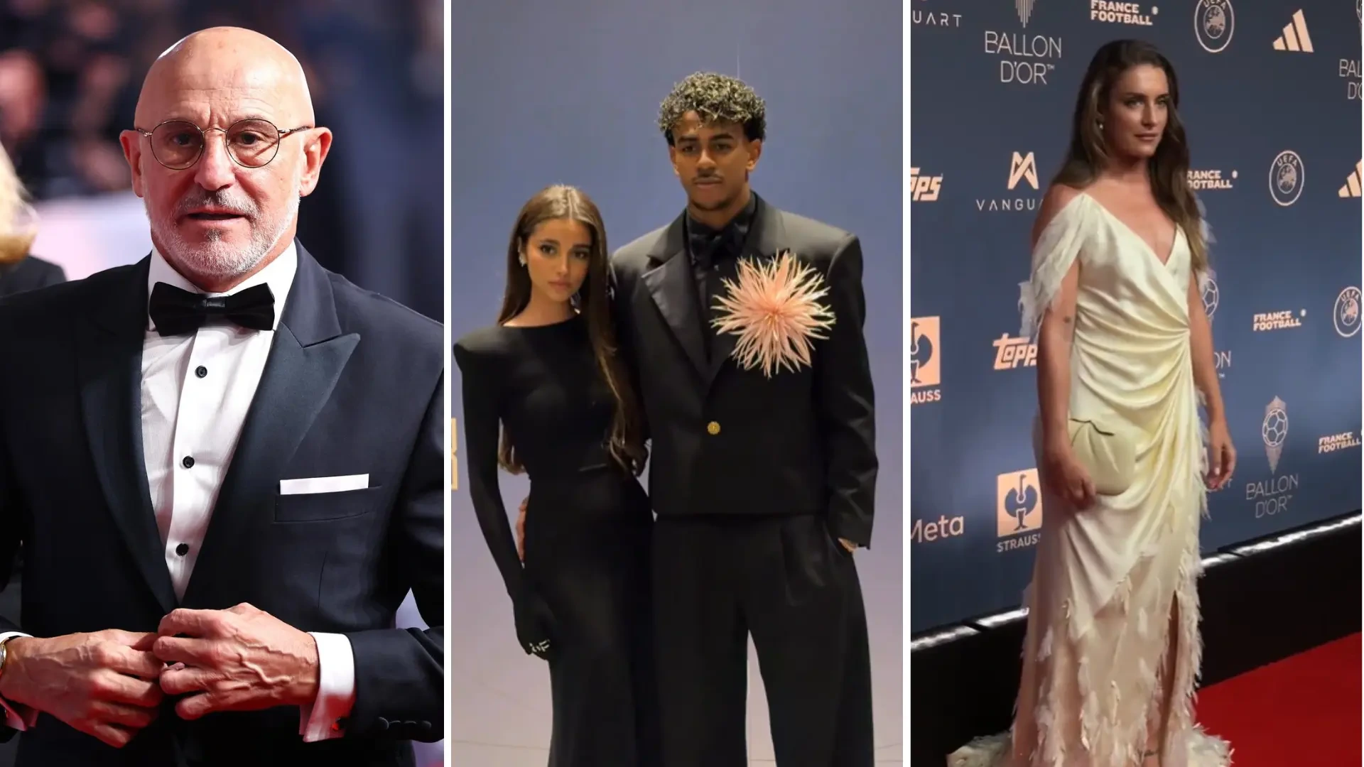 La alfombra roja del Balón de Oro: Lamine Yamal se atreve con un look peculiar junto a Inés García, Alexia Putellas, Unai Simón...