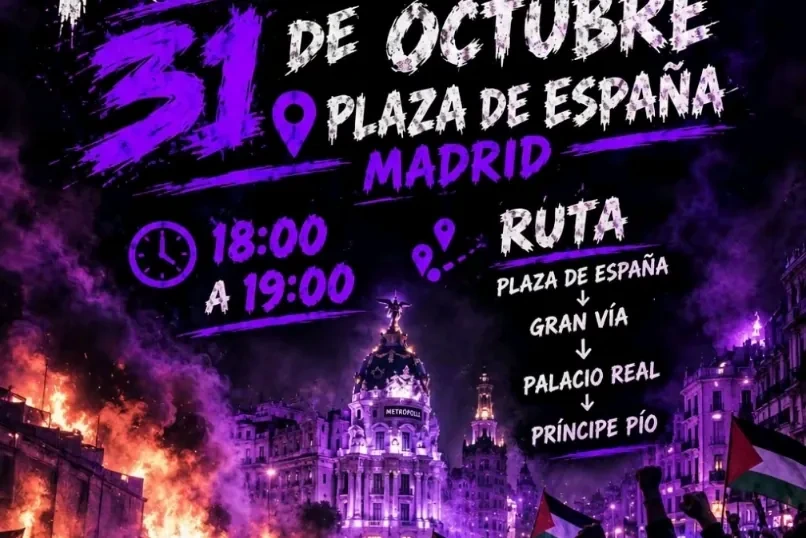 Blocus, el movimiento de TikTok que recluta jóvenes para imitar las violentas protestas de Francia durante la noche de Halloween en Madrid: "En Plaza de España a las 18.00"