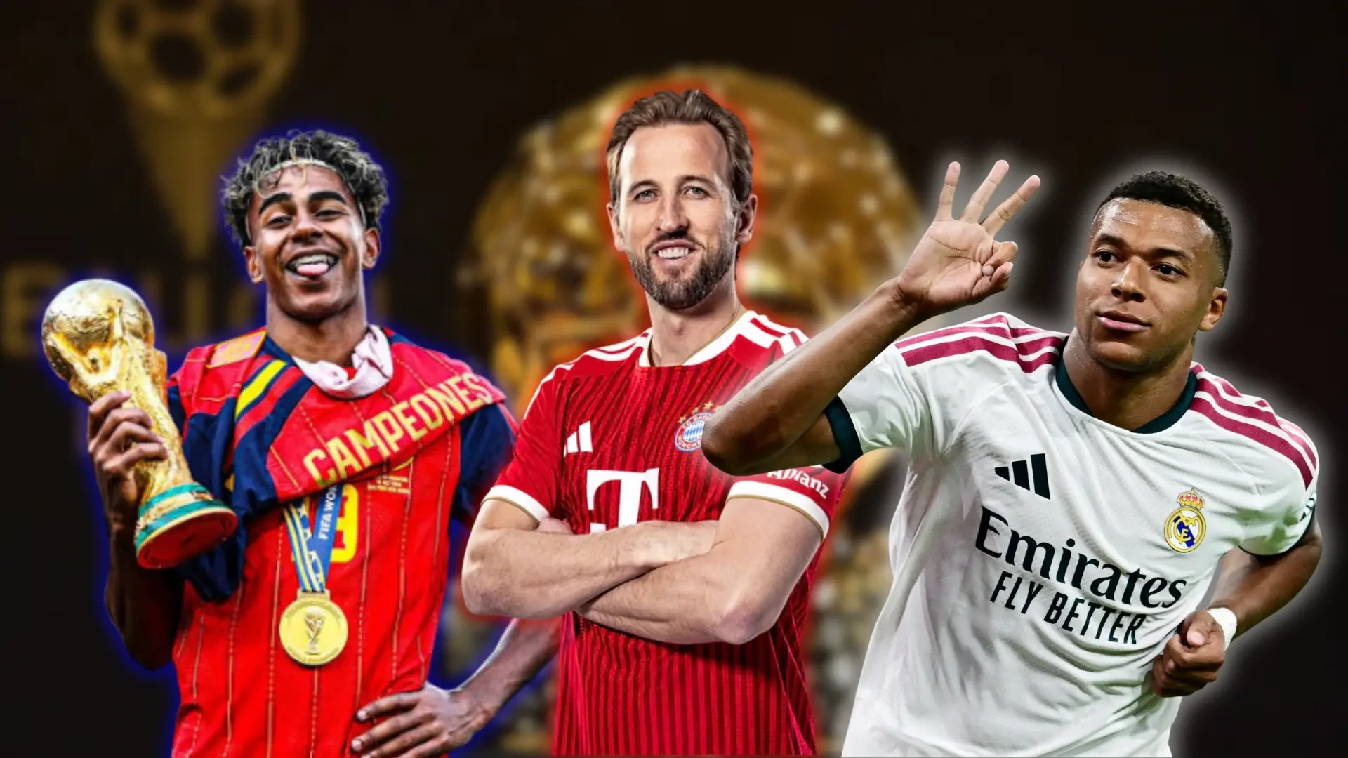 El Balón de Oro más disputado de los últimos años: Lamine Yamal, Mbappé y Harry Kane se perfilan como favoritos