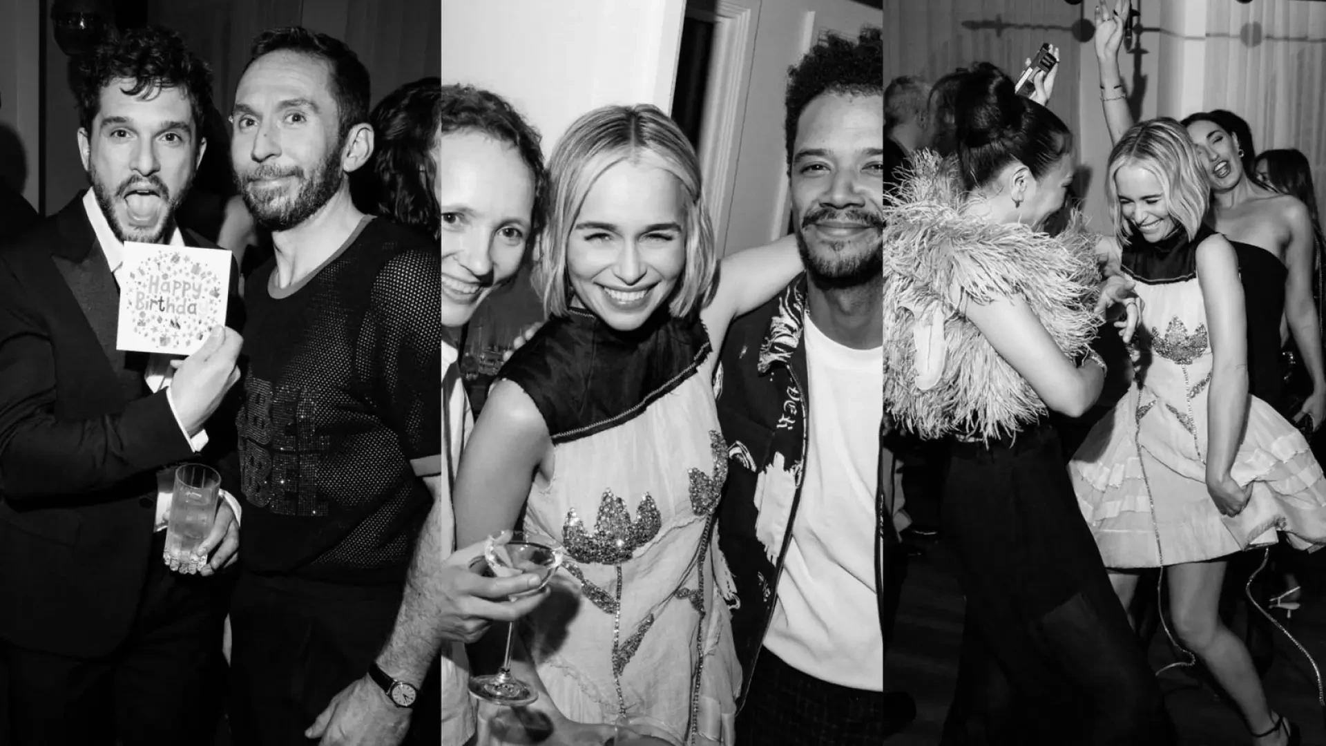 Emilia Clarke celebra sus 40 años rodeada de sus compañeros de 'Juego de Tronos'