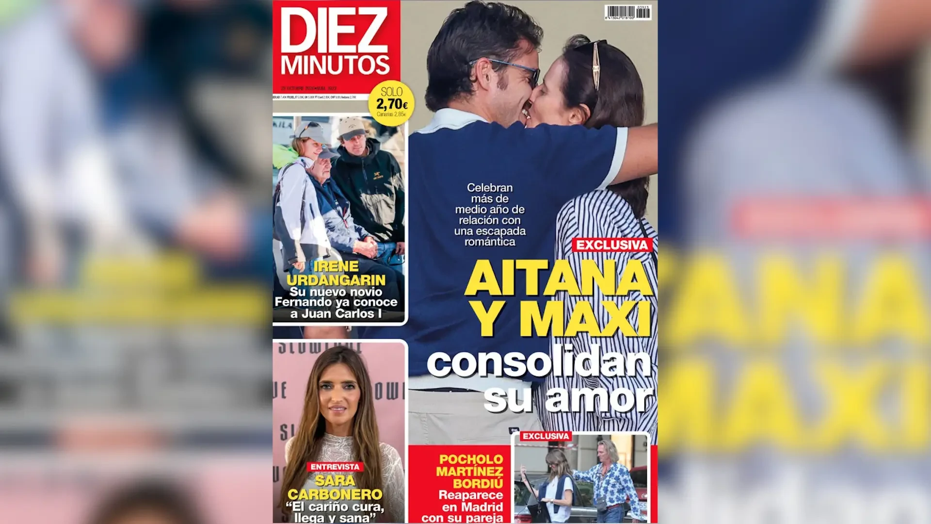 Maxi Iglesias y Aitana Sánchez-Gijón reaparecen públicamente con un apasionado beso tras meses sin novedades de su relación