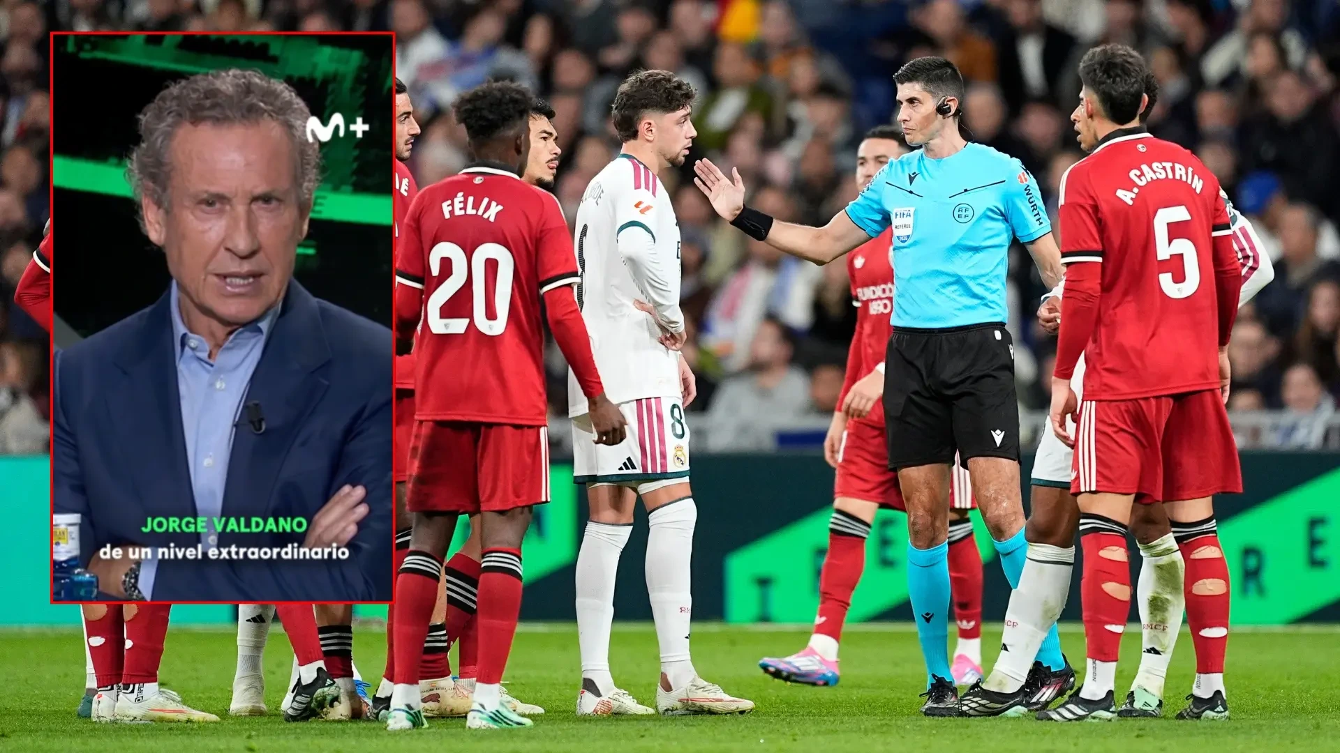 Jorge Valdano, analista de fútbol y ex del Real Madrid, sobre las polémicas arbitrales: "Me cansa muchísimo todo esto"