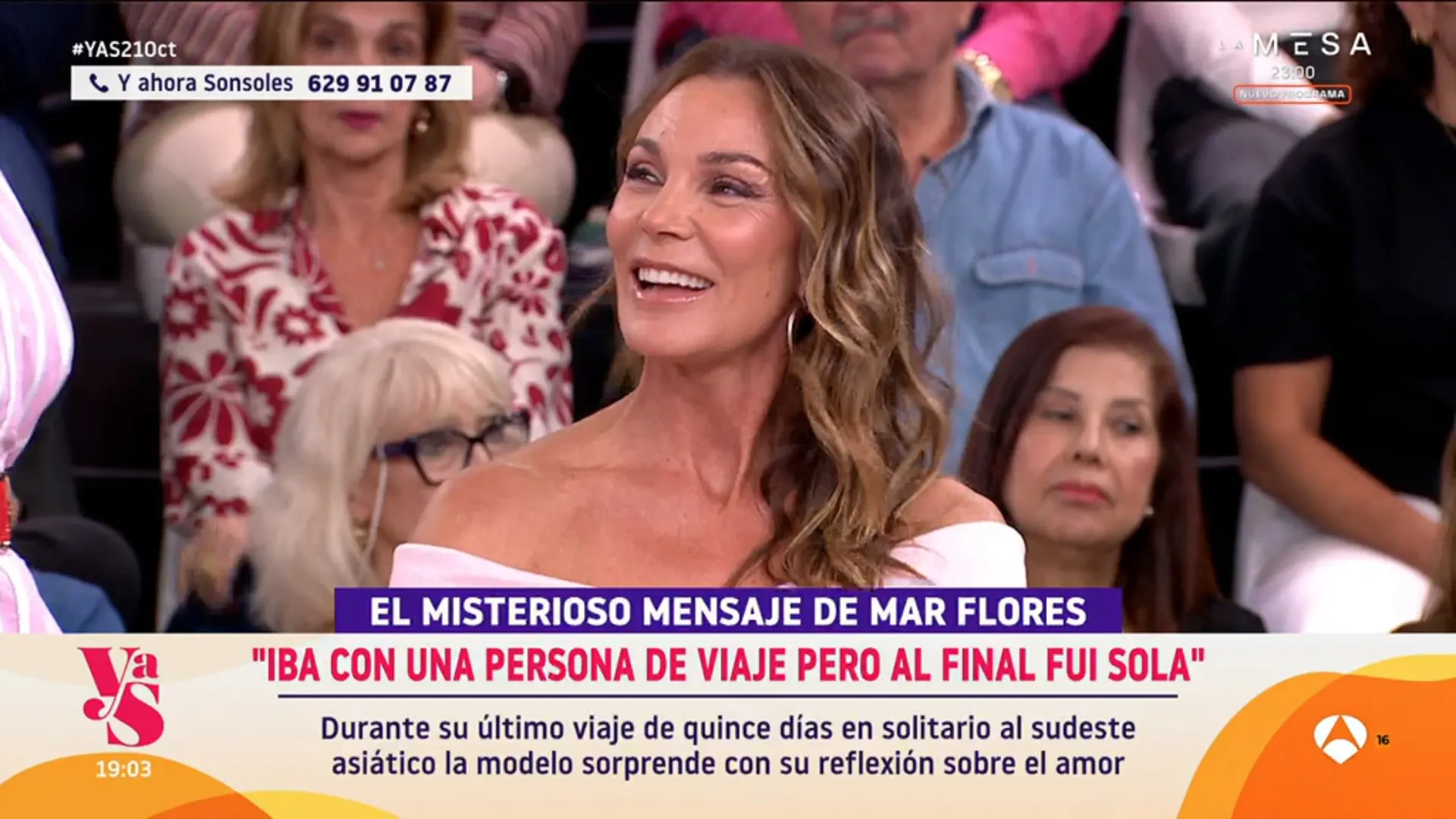 Mar Flores confiesa qué la llevó a irse sola de viaje: "Descubrí una mentira que me hizo daño en el corazón"