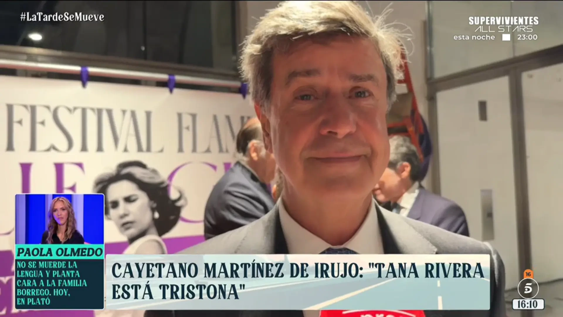 Cayetano Martínez de Irujo habla del estado de ánimo de Tana Rivera tras su ruptura con Roca Rey: "Tristona, es normal"