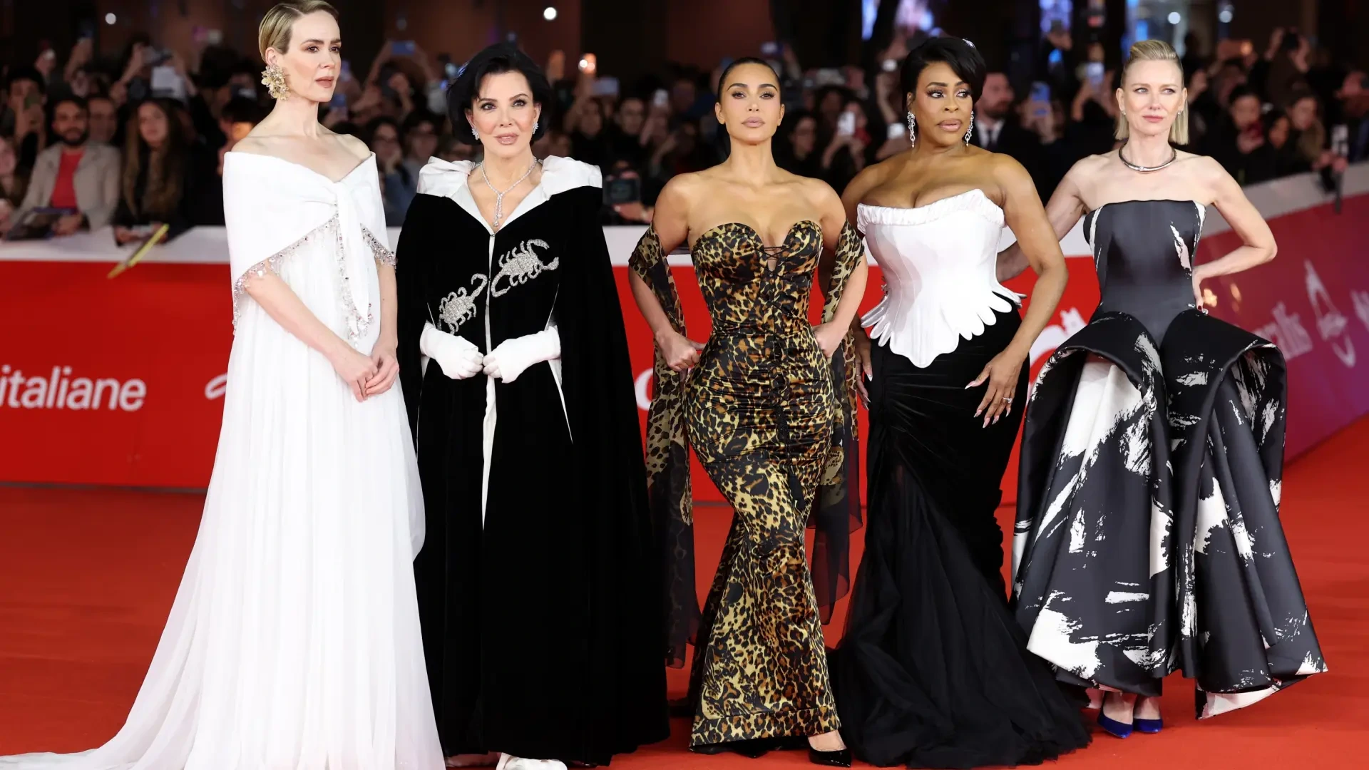 De Naomi Watts a Kim Kardashian: los looks más dramáticos que conquistaron el Festival de Cine de Roma