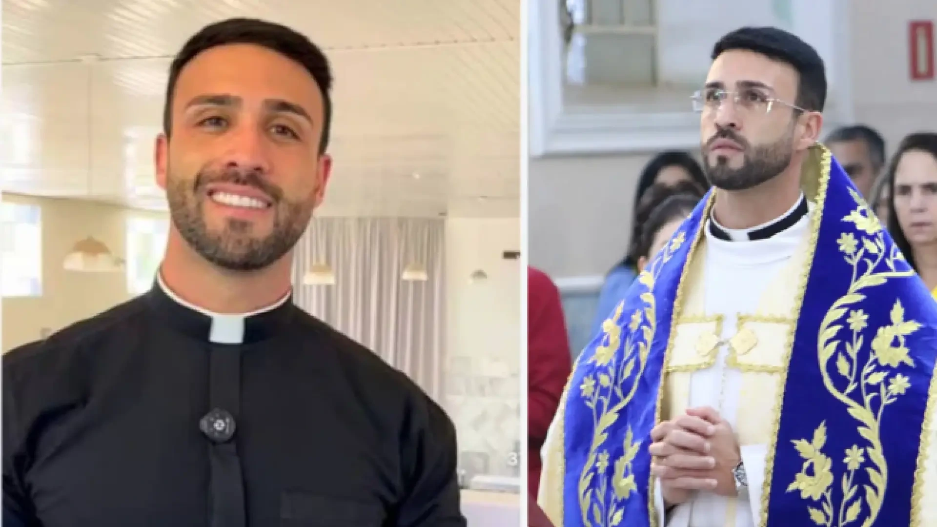 Una belleza divina: así es João Paulo Gonçalves de Carvalho, el sacerdote de Brasil que levanta pasiones
