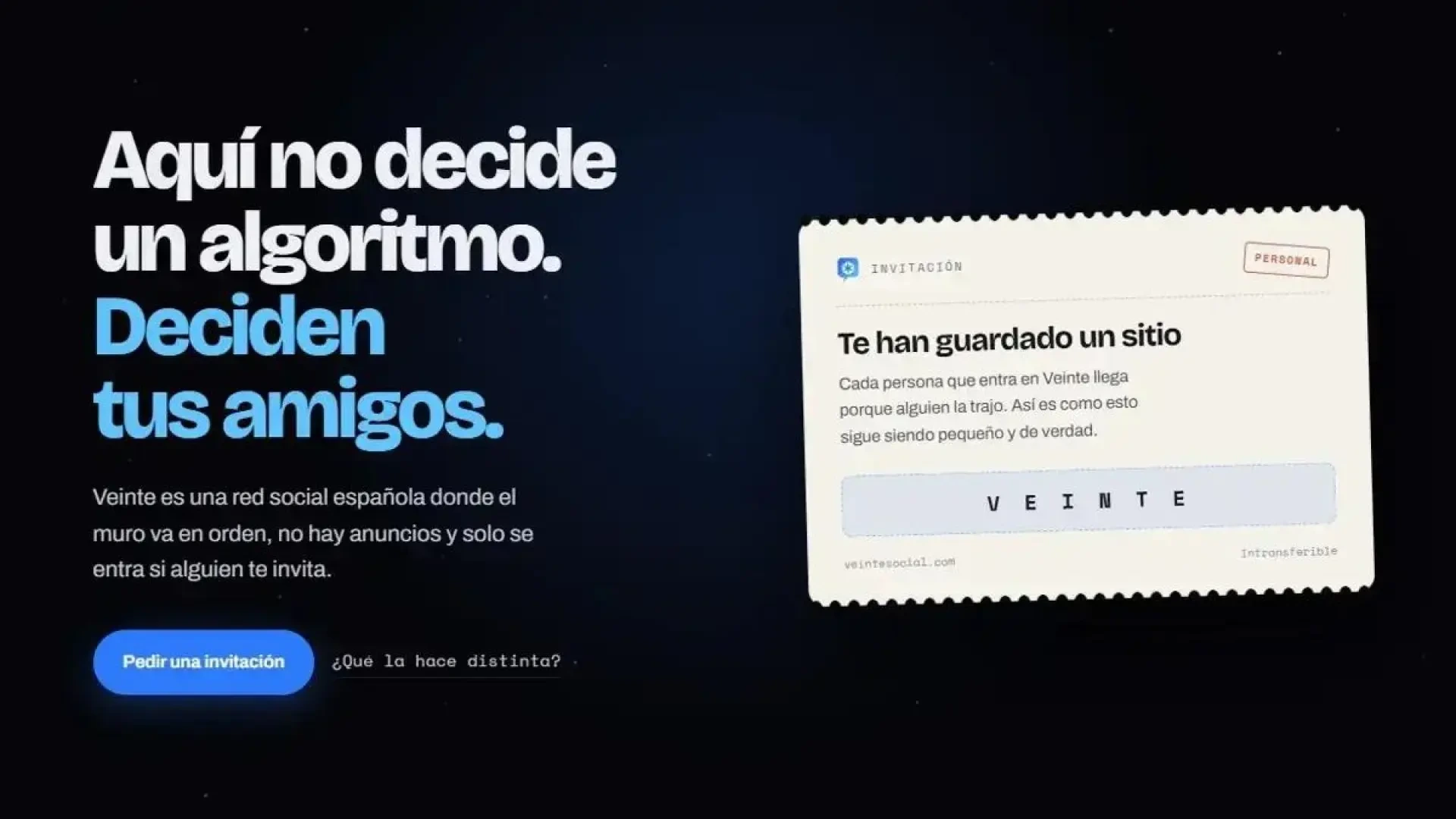 Así es VeinteSocial, la app española como las redes de antes: publicaciones de tus contactos, en orden y sin anuncios