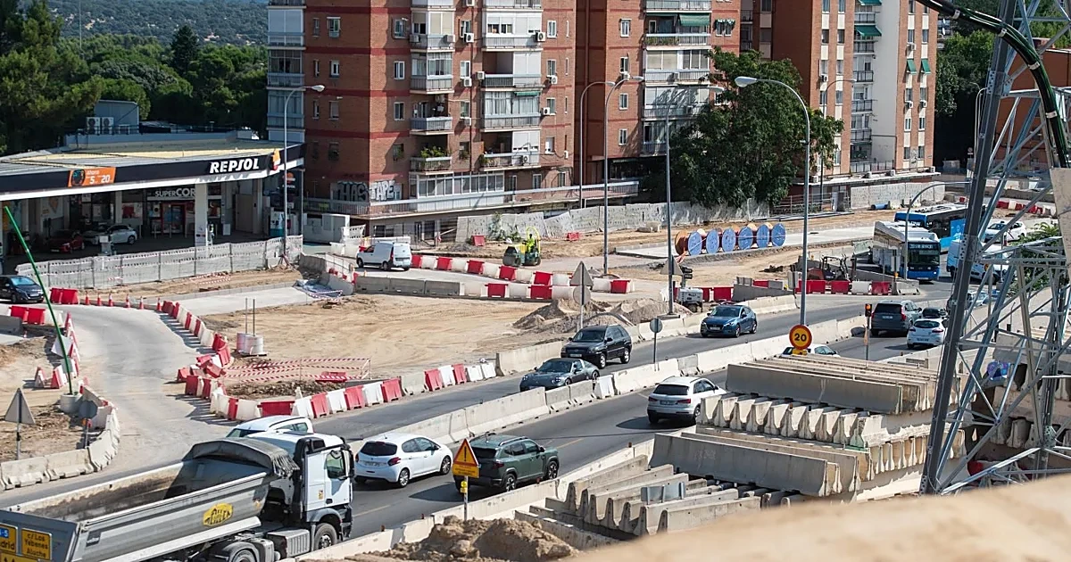 Madrid habilita un desvío temporal en el entorno de la A-5 por las obras del Paseo Verde del Suroeste