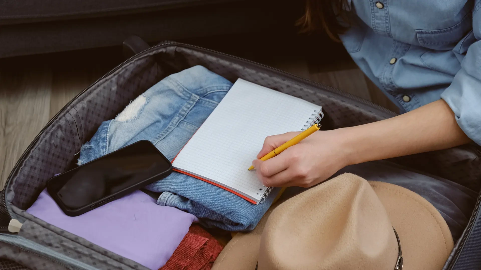 ¿Por qué existen viajeros que meten un folio dentro de su maleta?