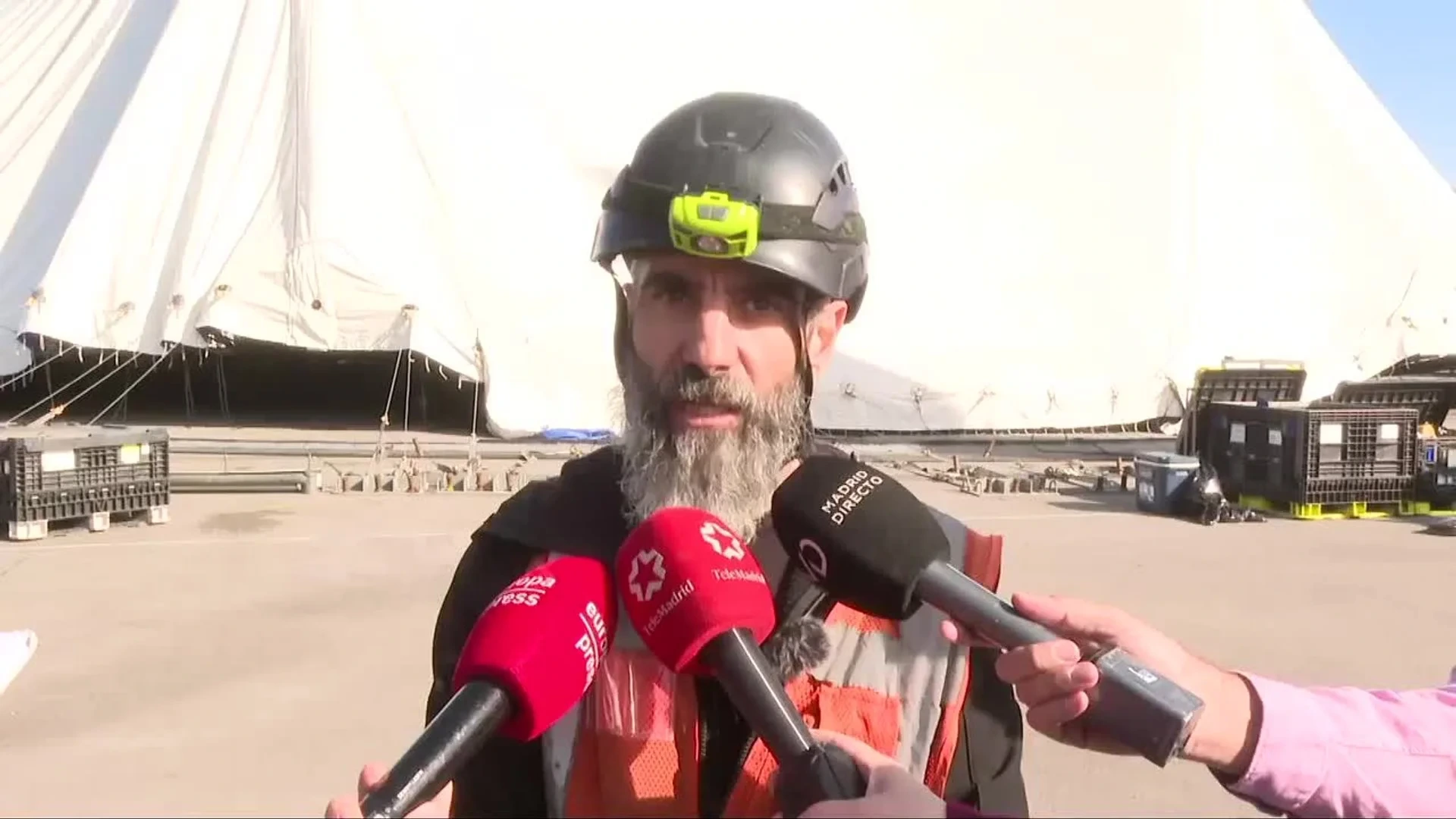 El Cirque du Soleil llega a Madrid con el levantamiento de la gran carpa de 'Kurios'