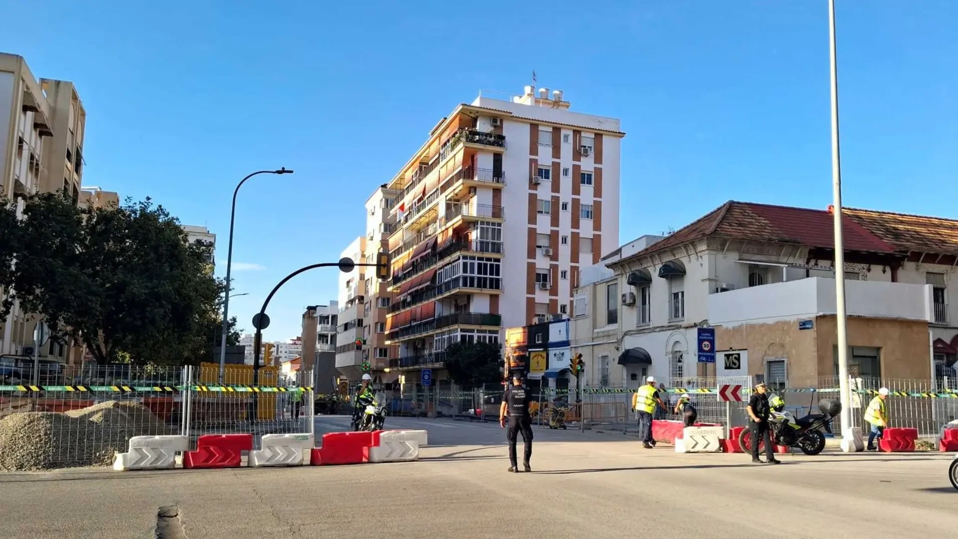 Las obras de la prolongación del metro de Málaga ocuparán la calle Blas de Lezo desde el 13 de octubre