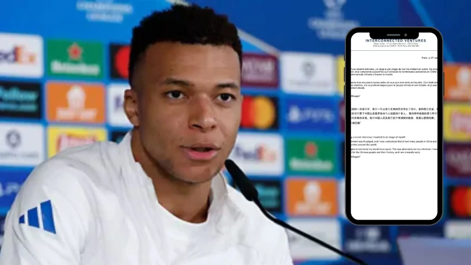 Mbappé se disculpa por reírse con su meme de Mao Zedong: "Entiendo que le he hecho daño a gente en China"