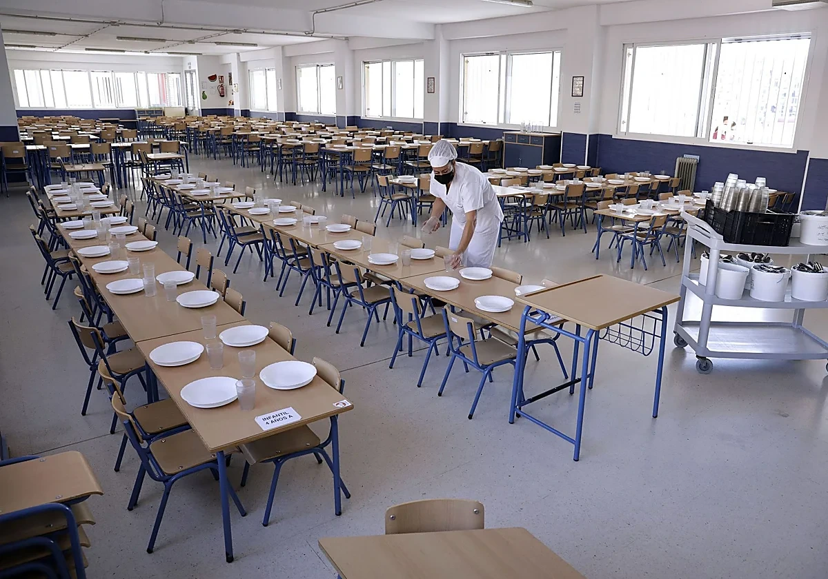 Padres en pie de guerra contra los menús escolares: varios colegios de Málaga hacen hoy «huelga de comedor»