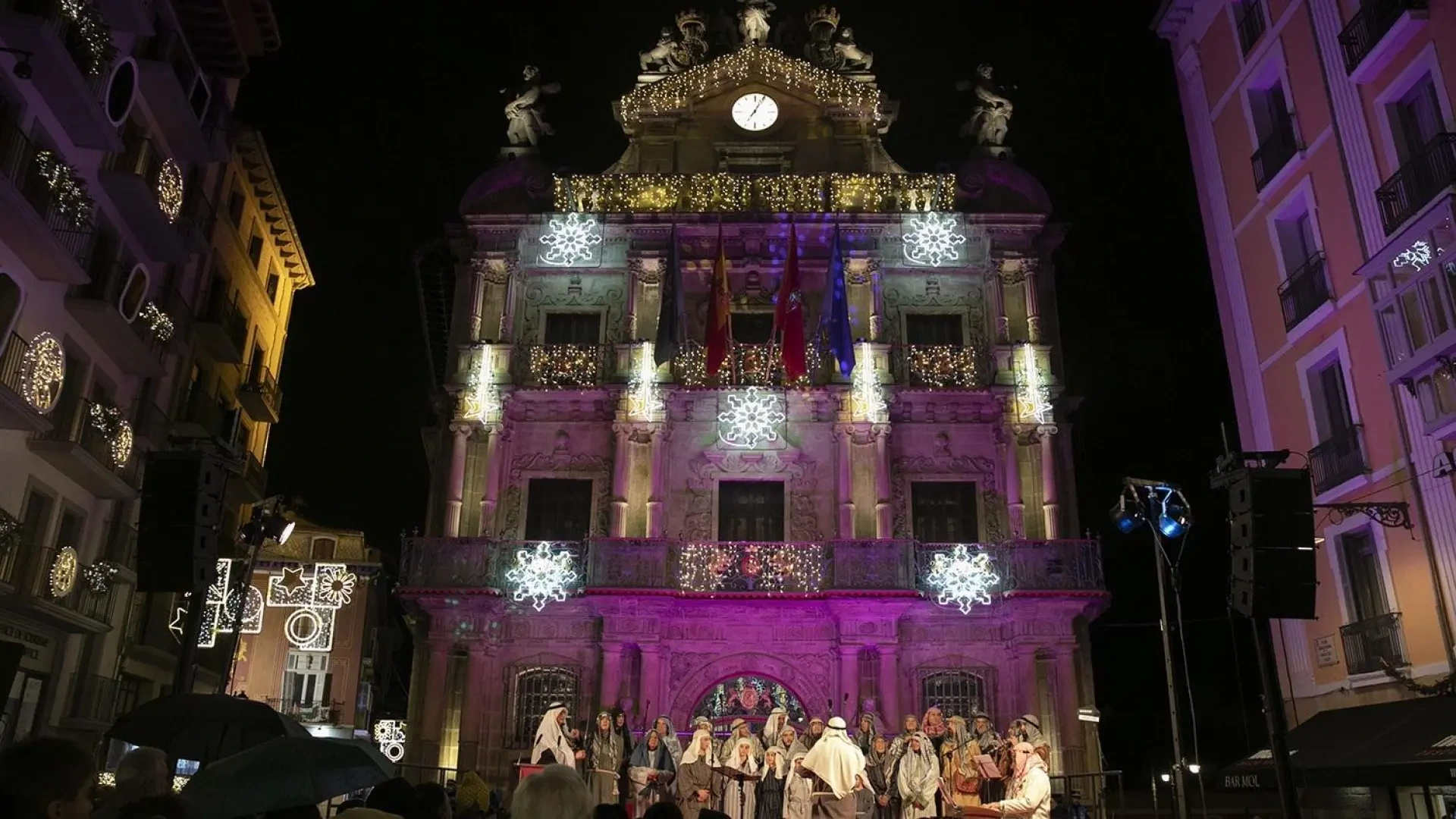 Pamplona cambia la fecha del encendido de las luces de Navidad por las elecciones