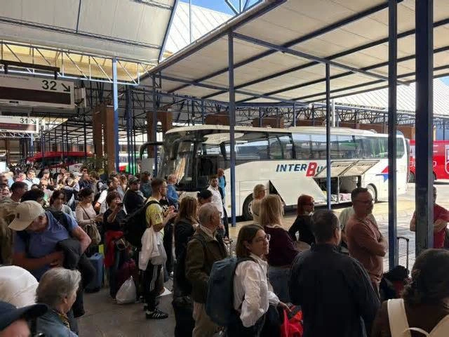 Accidente.- Refuerzo de autobuses entre Málaga y Madrid tras la suspensión de trenes por el accidente en Toledo