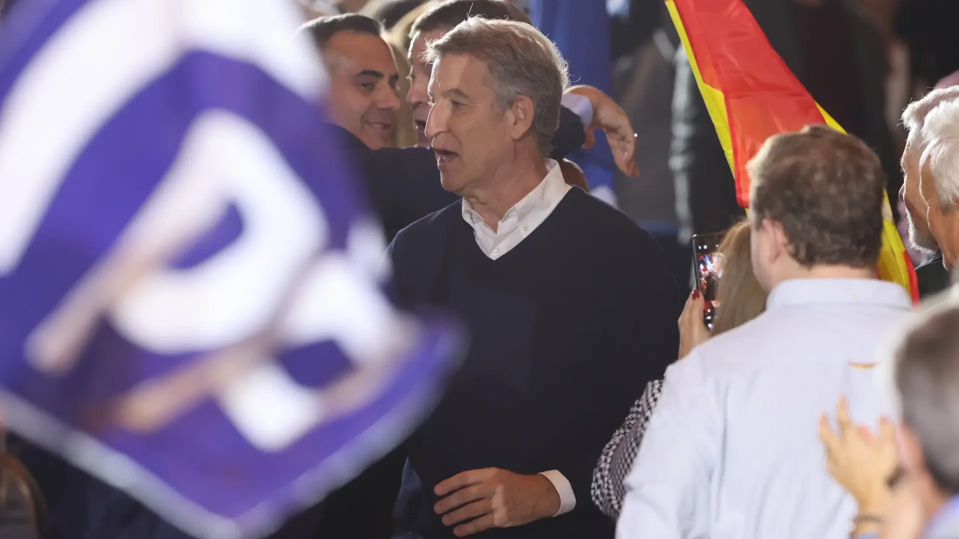 Feijóo culpa a Sánchez y "los discípulos del muro" de los disturbios: "Como han perdido la calle quieren incendiarla"