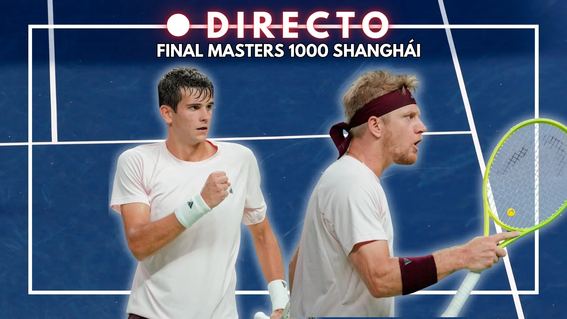 Jódar y Davidovich pelean por convertirse en el primer español de la historia en ganar en Shanghái