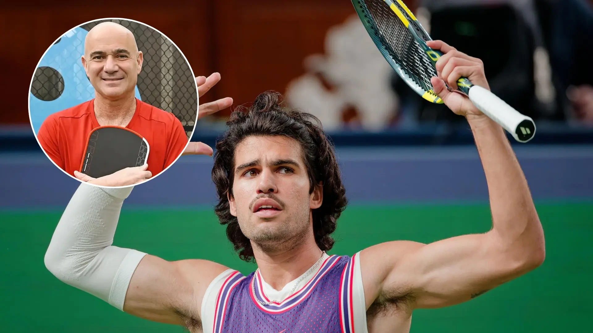 Andre Agassi: "Es genial ver de vuelta a Alcaraz, y espero que Sinner aproveche el tiempo en su lesión"