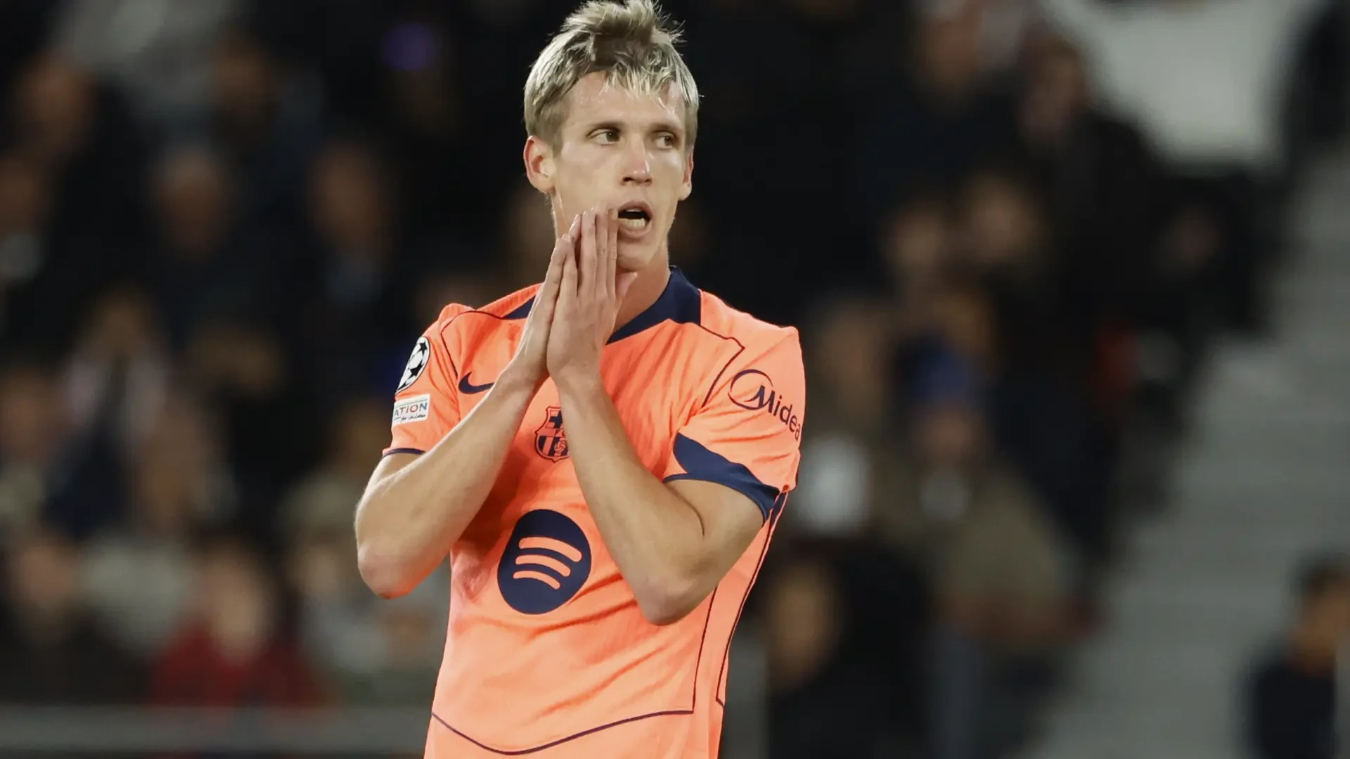 Dani Olmo, adiós al Clásico: estará un mes fuera de los terrenos de juego tras sufrir una lesión muscular