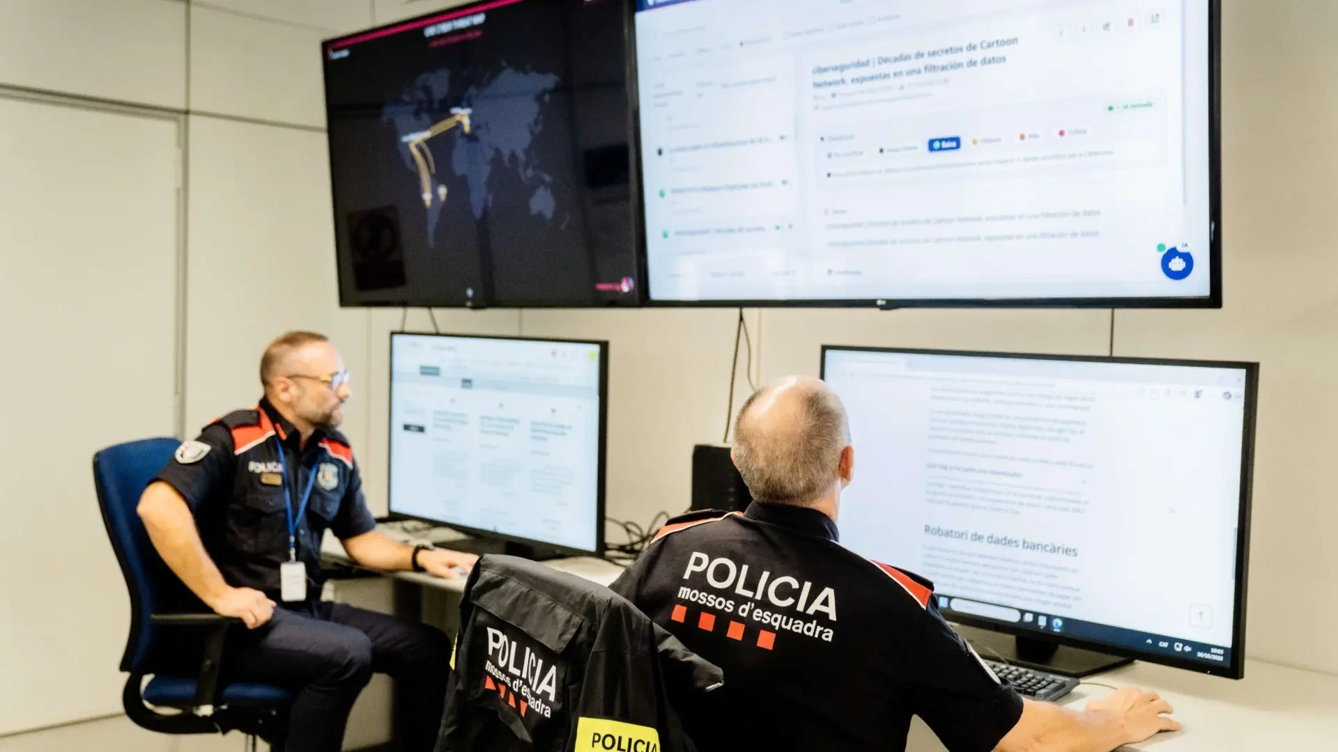 Los Mossos recuperan 1,2 millones presuntamente robados a una empresa de Barcelona en una ciberestafa